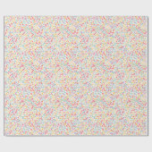 Sweet Candy Sprinkle Muster Geschenkpapier (Flach)