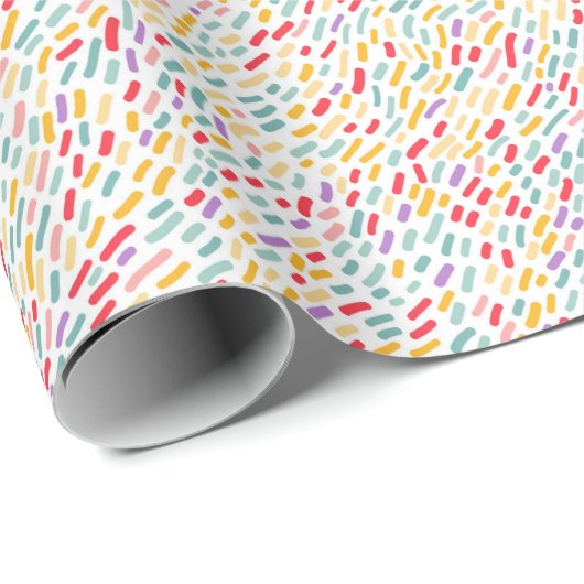 Sweet Candy Sprinkle Muster Geschenkpapier (Rolleneckpunkt)