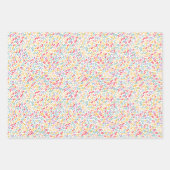 Sweet Candy Sprinkle Muster Geschenkpapier Set (Vorderseite 3)