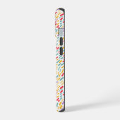 Sweet Candy Sprinkle Muster iPhone 15 Hülle (Linke Seite)