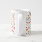 Sweet Candy Sprinkle Muster Jumbo-Tasse (Rückseite)