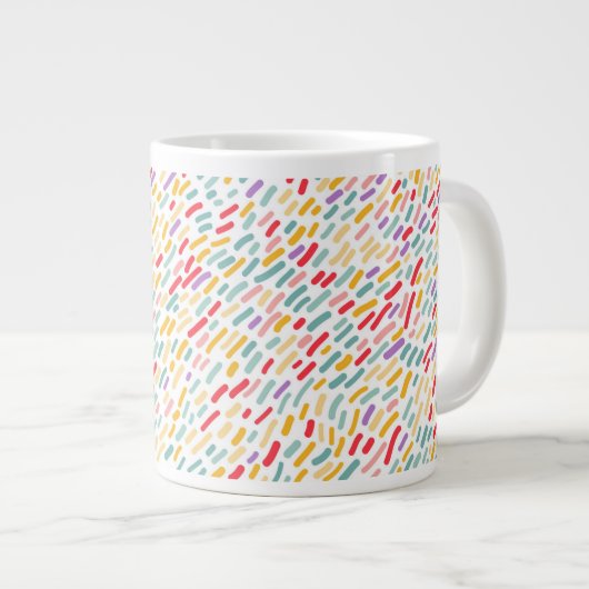 Sweet Candy Sprinkle Muster Jumbo-Tasse (Vorderseite Rechts)