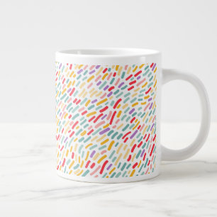 Sweet Candy Sprinkle Muster Jumbo-Tasse