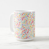 Sweet Candy Sprinkle Muster Kaffeetasse (Vorderseite Links)