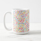 Sweet Candy Sprinkle Muster Kaffeetasse (Links)
