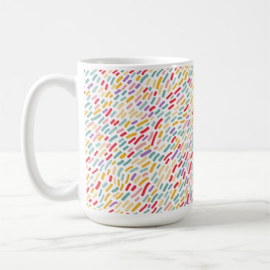 Sweet Candy Sprinkle Muster Kaffeetasse (Links)