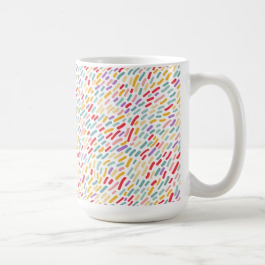 Sweet Candy Sprinkle Muster Kaffeetasse (Rechts)