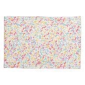 Sweet Candy Sprinkle Muster Kissenbezug (Rückseite-Links)