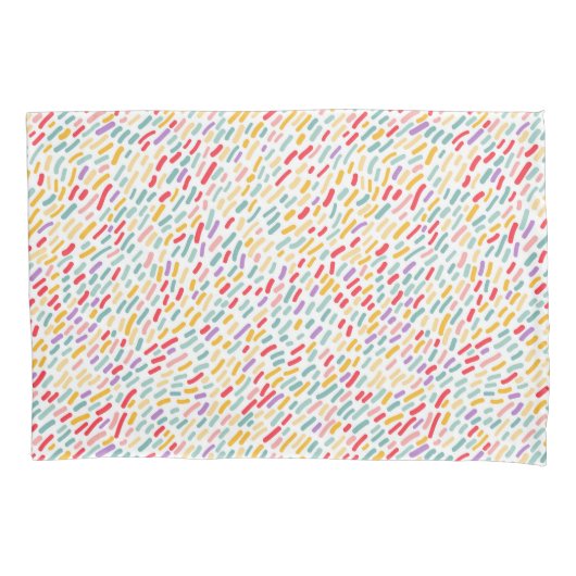 Sweet Candy Sprinkle Muster Kissenbezug (Vorderseite-Links)