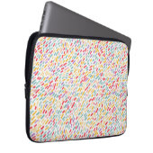 Sweet Candy Sprinkle Muster Laptopschutzhülle (Vorne Rechts)