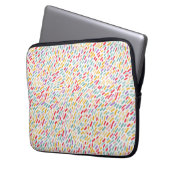 Sweet Candy Sprinkle Muster Laptopschutzhülle (Vorderseite Links)