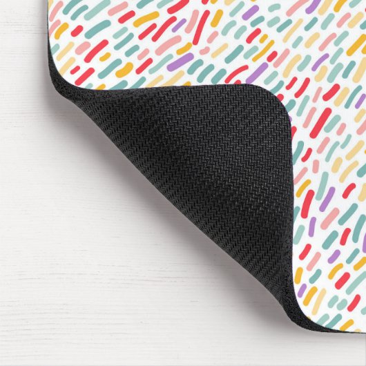 Sweet Candy Sprinkle Muster Mousepad (Ecke)