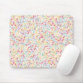 Sweet Candy Sprinkle Muster Mousepad (Mit Mouse)
