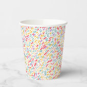 Sweet Candy Sprinkle Muster Pappbecher (Links)