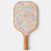 Sweet Candy Sprinkle Muster Pickleball Schläger (Vorderseite)