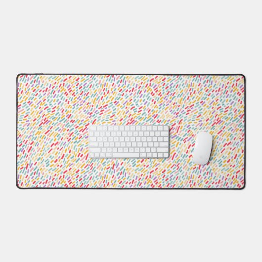 Sweet Candy Sprinkle Muster Schreibtischunterlage (Tastatur & Maus)