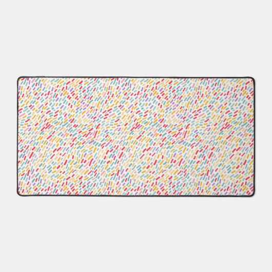 Sweet Candy Sprinkle Muster Schreibtischunterlage (Vorderseite)