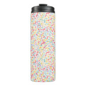 Sweet Candy Sprinkle Muster Thermosbecher (Vorderseite)