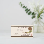 Sweet Candy Visitenkarte (Stehend Vorderseite)