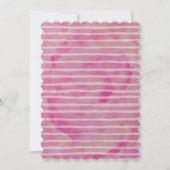 Sweet Candyland First Geburtstag Einladung (Rückseite)