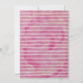 Sweet Candyland Sprinkles Kinderdusche Einladung (Rückseite)