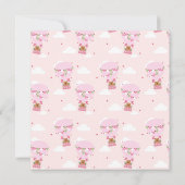 Sweet Capybara Birthday Presonalized Thank You Dankeskarte (Rückseite)