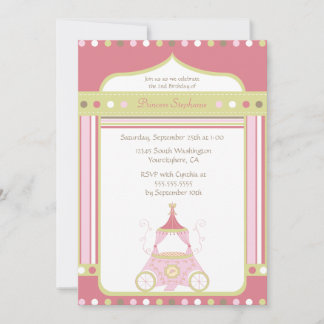 Sweet Cargo Princess Party Geburtstagseinladung Einladung