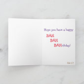 Sweet Caroline Geburtstagkarte Dankeskarte (Innenseite)