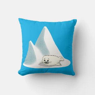 Sweet Cartoon Baby Harp Siegel & Friendly Polar Be Kissen