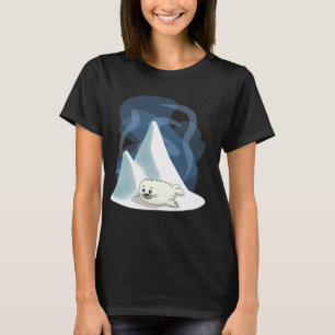 Sweet Cartoon Baby Harp Siegel & Friendly Polar Be T-Shirt