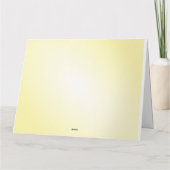 Sweet Cartoon Bear Birthday Card Karte (Rückseite)