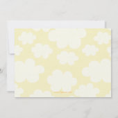 Sweet-Cartoon-Hummeln-Babydusche Einladung (Rückseite)