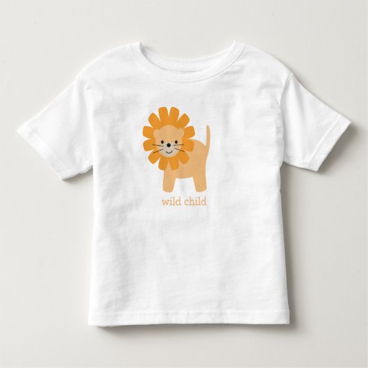 Sweet Cartoon Lion Kleinkind T-shirt (Vorderseite)