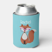 Sweet Cartoon Red Fox Personalisiert Dosenkühler (Kanne Vorderseite)