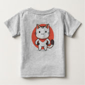 Sweet Cat Baby T - Shirt - Adorable Kitten Design (Rückseite)