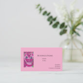 Sweet Cat Business Card Visitenkarte (Stehend Vorderseite)