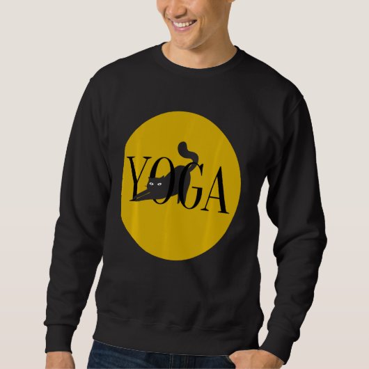 Sweet Cat, die die Idee stärkt Sweatshirt (Vorderseite)