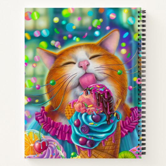 Sweet Cat Notizblock (Rückseite)