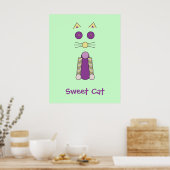 Sweet Cat Poster (Küche)