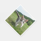 Sweet Cat Serviette (Ecke)