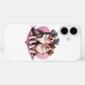 Sweet Cavalier Spaniel Couple im Herzen Case-Mate iPhone Hülle (Rückseite (Horizontal))