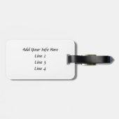 Sweet Cavapoo Puppies Gepäckanhänger (Rückseite horizontal)