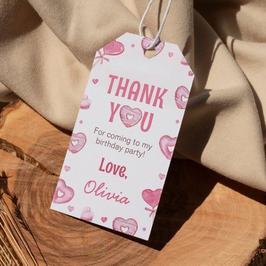 Sweet Celebration Birthday Danke Tag Geschenkanhänger