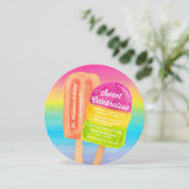 Sweet Celebration Birthday Party Einladung (Stehend Vorderseite)