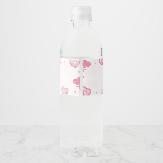 Sweet Celebration Birthday Water Flasche Etikett (Rückseite)