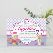 Sweet Celebration Candy Einladung (Stehend Vorderseite)