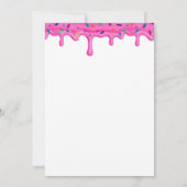 Sweet Celebration, Candyland, Candy-Süßigkeiten do Einladung (Rückseite)