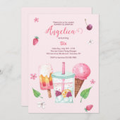 Sweet Celebration Einladung (Vorne/Hinten)