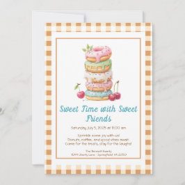 Sweet Celebration Invite – Colorful Donuts Party  Einladung