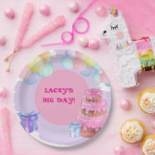 Sweet Celebration: Lila Geburtstagspapier Napkin Pappteller (Party)
